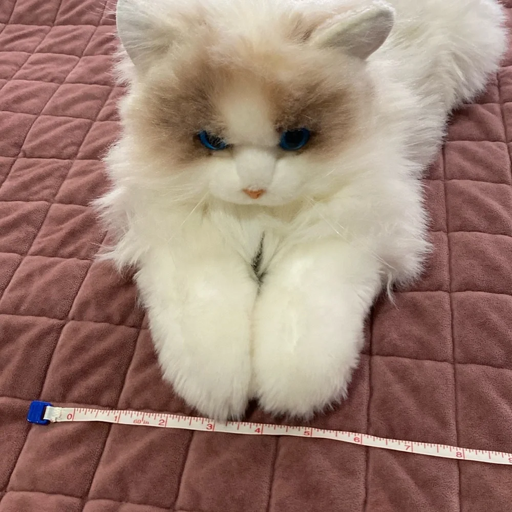 Chonger white cat emotional stuffed animal